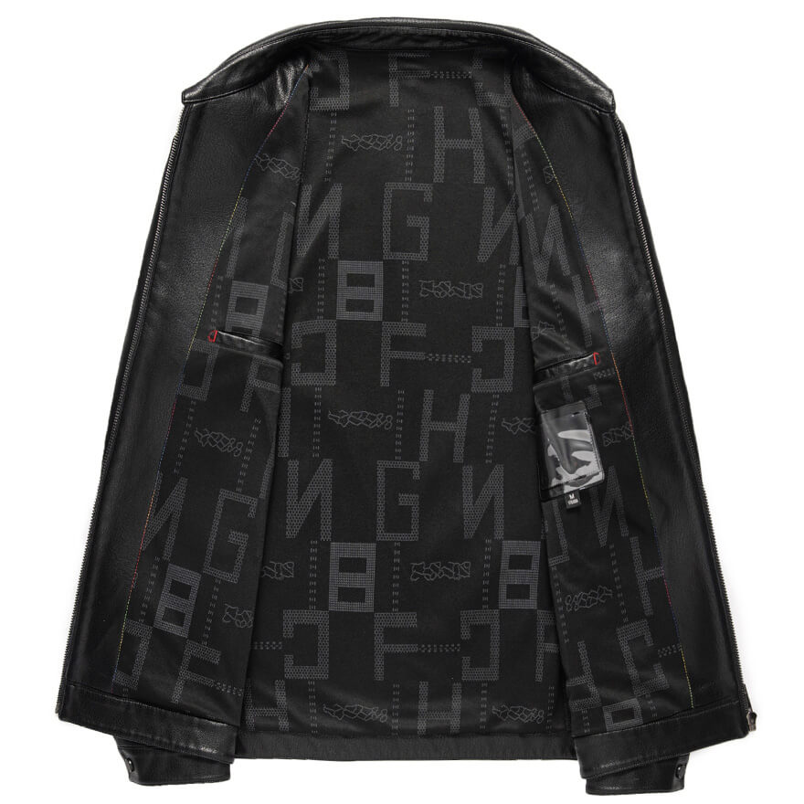Jaqueta de Couro Legítimo - Black Elegance
