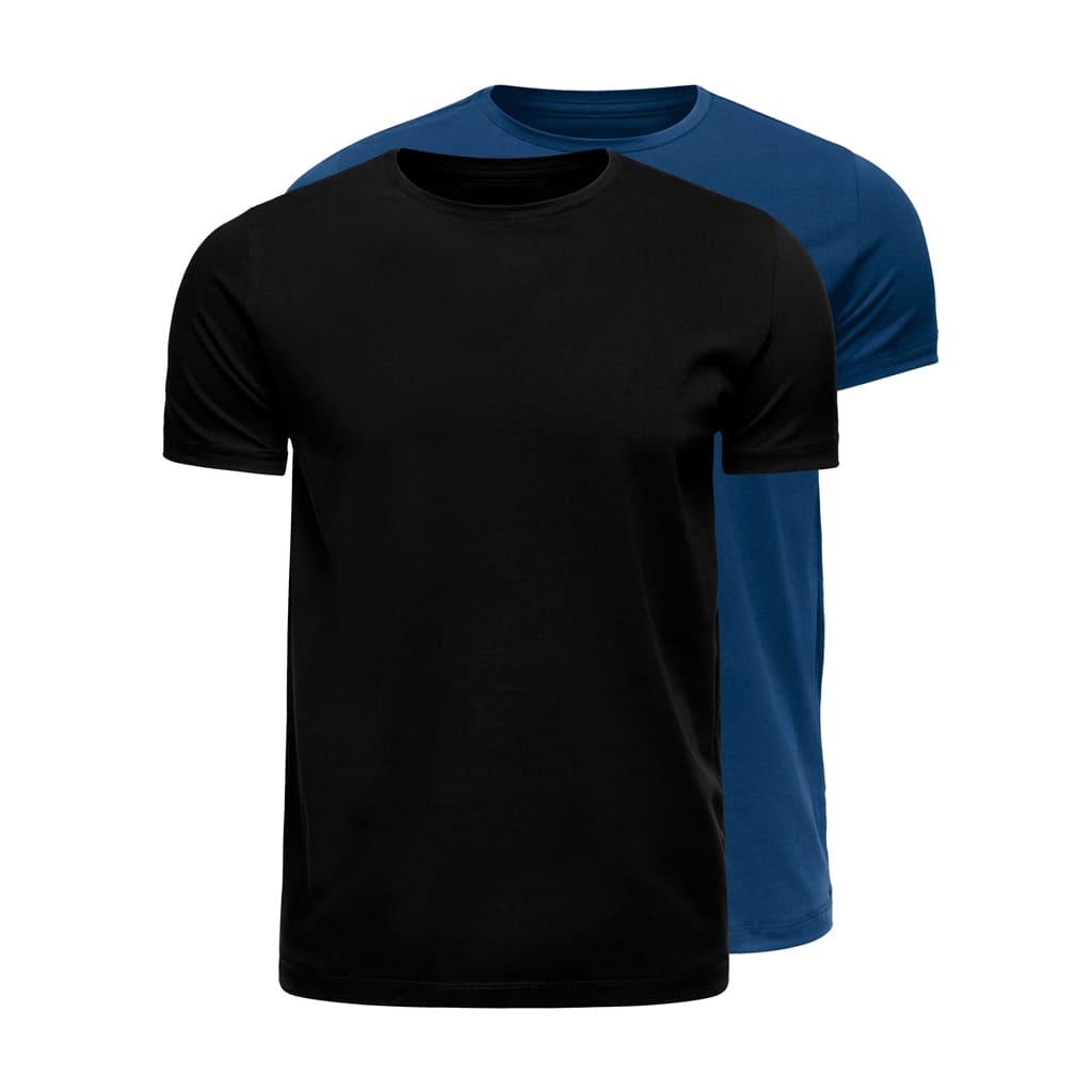 Kit 2 Camisetas Algodão Egípcio