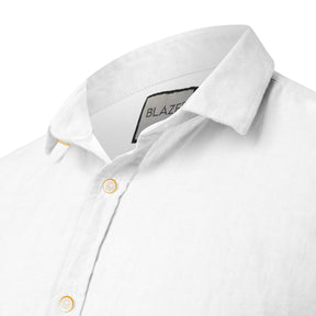 Camisa de Linho Manga Longa - Ocean